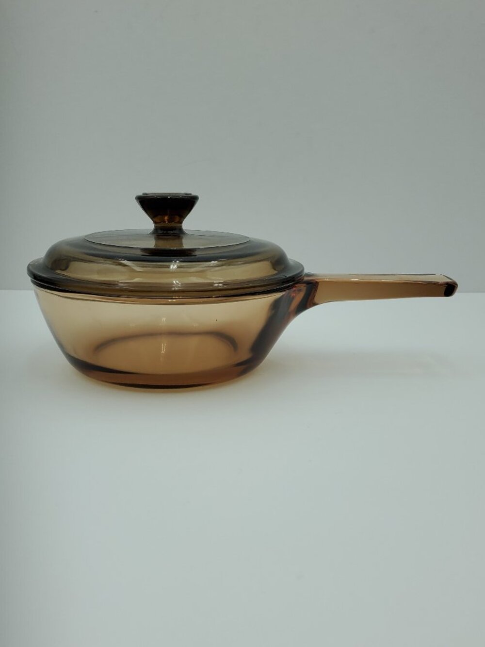 Corning Vision .5 L Saucepan with Lid Amber Visions 1 Pint Sauce Pan